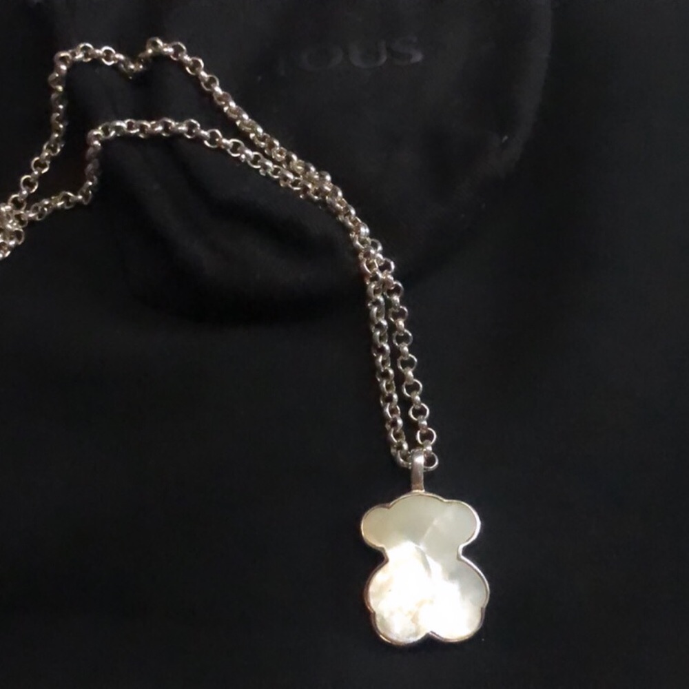 Authentic TOUS Silver Nacars Pendant/TOUS Necklac